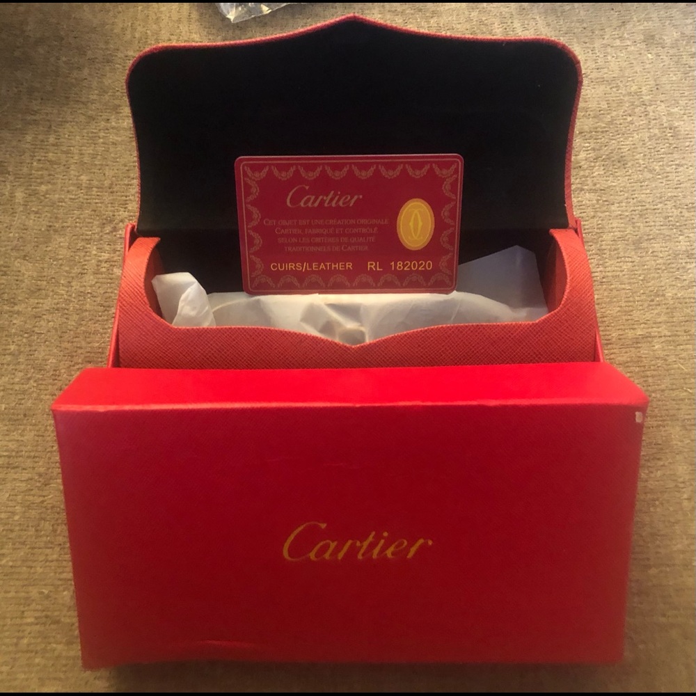 CARTIER Sunglasses aviators with real gold 100% authentic